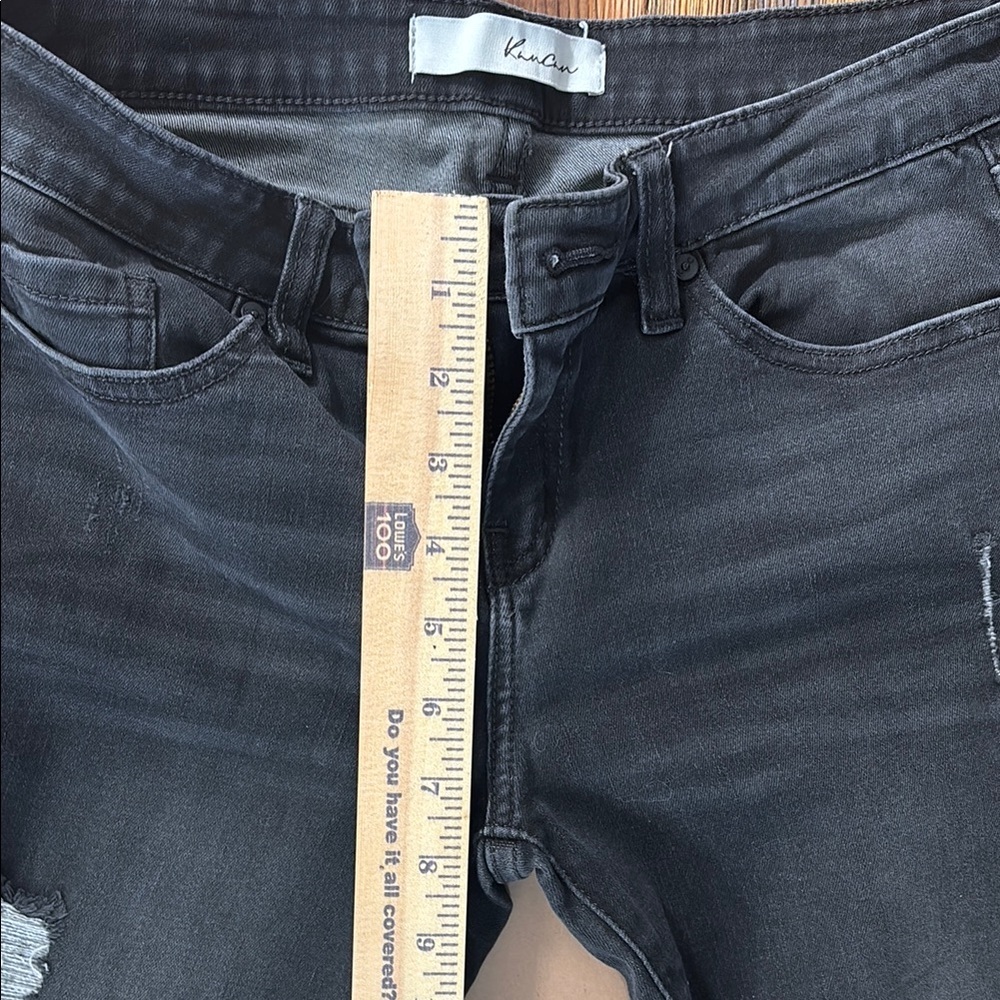 Kancan Women's Black Skinny Jeans Sz 27 - Picture 6 of 8